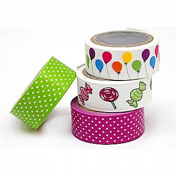 Набір паперових скотчів "Сюрприз", 4 шт, Heyda Набір паперових скотчів "Сюрприз", 4 шт, Heyda