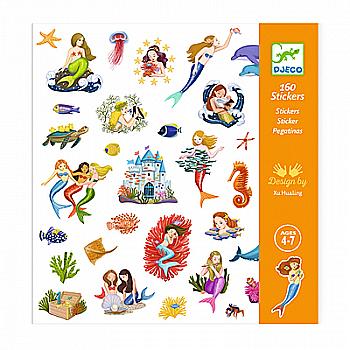 Набір наклейок 160 шт. Русалки, DJ08885 Набір наклейок 160 шт. Русалки, DJ08885