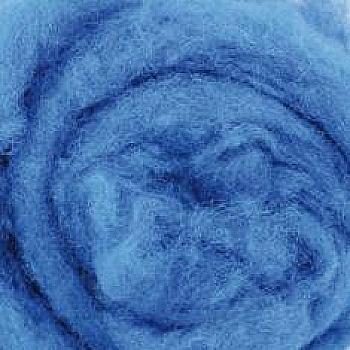 Вовна д/валяння Новозеландська 27 мк 50 г №6009, блакитний Чарівна мить Вовна д/валяння Новозеландська 27 мк 50 г №6009, блакитний Чарівна мить