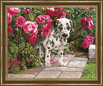 Схема для вышивания бисером СБ-167 39*31,5 см на авторской канве ТМ "Чарівна мить"