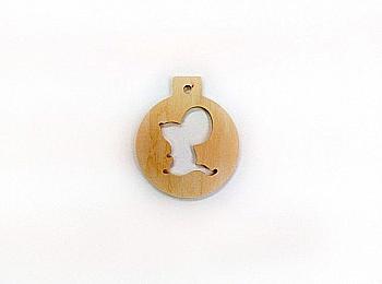 Заготівка Ялинкова прикраса "Мишка", 2510 Заготівка Ялинкова прикраса "Мишка", 2510