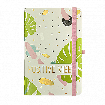 Книжка записна Positivo на гумці, 136х207мм, 96 арк., кліт., офсет, салатова, BM.255110-15 Книжка записна Positivo на гумці, 136х207мм, 96 арк., кліт., офсет, салатова, BM.255110-15