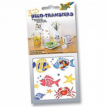 Наклейки 3D декоративные 10*10 см Подводные обитатели, 18112 Folia Наклейки 3D декоративные 10*10 см Подводные обитатели, 18112 Folia