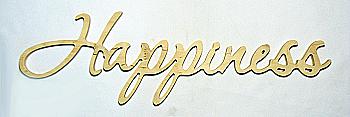 Заготовка Слово "Happiness", 0554
