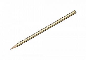 Карандаш чернографитный Grip Sparkle, золото, 118214Р Faber-Castell Карандаш чернографитный Grip Sparkle, золото, 118214Р Faber-Castell