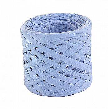 Рафія паперова для декору, 30 м, блакитна, 972775
