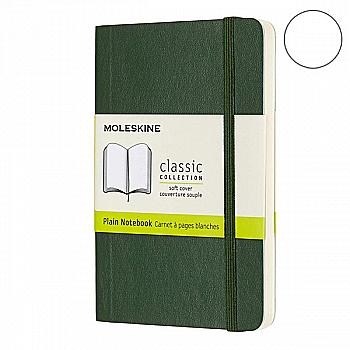 Записник Миртовий Зелений м’який кишеньк. нелінован., Moleskine Classic, QP613K15 Записник Миртовий Зелений м’який кишеньк. нелінован., Moleskine Classic, QP613K15
