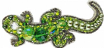 Набор для изготовления броши Crystal Art БП-227 "Ящерица" 4,5*10,0 см, ТМ "Чаривна мыть" Набор для изготовления броши Crystal Art БП-227 "Ящерица" 4,5*10,0 см, ТМ "Чаривна мыть"