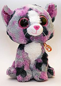 Игрушка мягкая TY Beanie Boo's Котенок "Lindi", сер, 37067 Игрушка мягкая TY Beanie Boo's Котенок "Lindi", сер, 37067