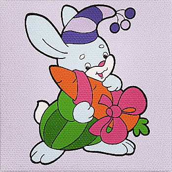 Розмальовка-магніт 7*7 см, FLV-033