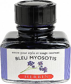 Чернила для автоматической перьевой ручки 30 мл, незабудка голубая, 13015T