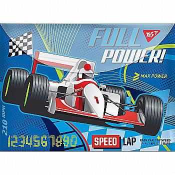 Папка-конверт на кнопці А4 "Full Power", 491619 Yes