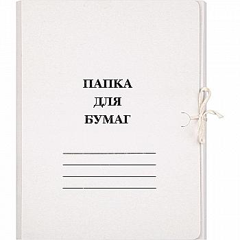Папка для паперів з зав`язками, картон Київ (тов 40 мкр)