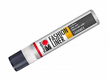 Контур по тканині 581, срібло з блискітками, 25 мл, Marabu Контур по тканині 581, срібло з блискітками, 25 мл, Marabu