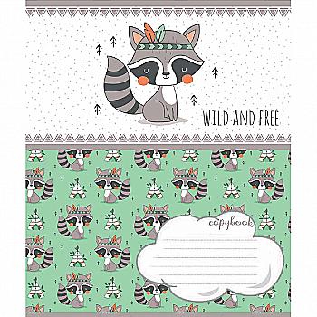 Зошит 12 кос. без д/л 1В Wild and free, 765660 Зошит 12 кос. без д/л 1В Wild and free, 765660