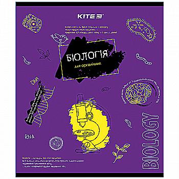 Тетрадь 48 кл, Предметка - Биология, об. лак, Classic, K21-240-01 Тетрадь 48 кл, Предметка - Биология, об. лак, Classic, K21-240-01