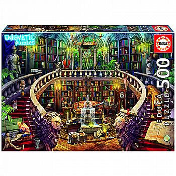 Пазл "500" - Стара бібліотека, Educa, 18479