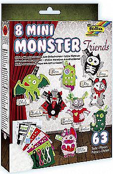 Набір д/шиття Міні Монстри-друзі (8 шт.), 50106 Folia Набір д/шиття Міні Монстри-друзі (8 шт.), 50106 Folia