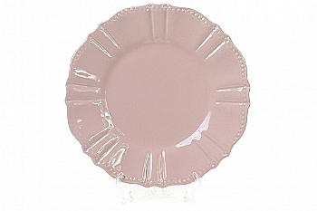 Тарілка керамічна 20 см, попіл троянди, 931-188
