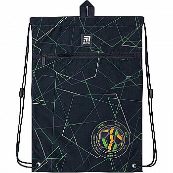 Сумка для взуття з кишенею 601M Football, K20-601M-12 Сумка для взуття з кишенею 601M Football, K20-601M-12