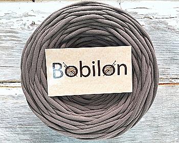 Пряжа трикотажна Bobilon Mini (5-7 мм), какао Пряжа трикотажна Bobilon Mini (5-7 мм), какао