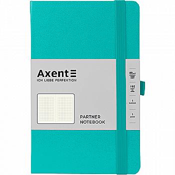 Книга записна Partner 96 арк. 125*195, кліт., бірюзова, 8201-16-A Книга записна Partner 96 арк. 125*195, кліт., бірюзова, 8201-16-A