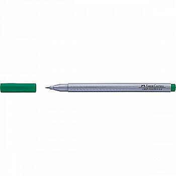 Лінер Grip FinePen 0,4 мм смарагдова зелень, 151663 Faber-Castell Лінер Grip FinePen 0,4 мм смарагдова зелень, 151663 Faber-Castell