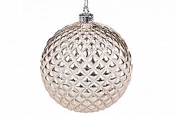 Куля ялинкова 10 см, шампань, 182-921 Куля ялинкова 10 см, шампань, 182-921