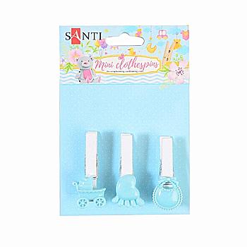 Набір прищіпок з декором "Pretty boy" 3 шт., 742506