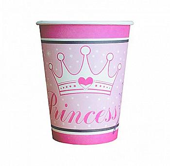 Стаканчики "Princess", бумага, 8 шт, F-080811