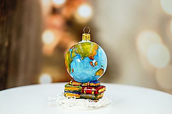 Іграшка ялинкова "Глобус школяра", MarryChupmas