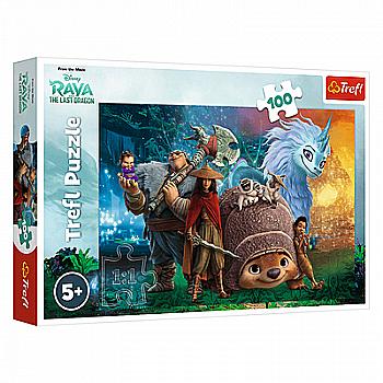 Пазл "100" - Рая и последний дракон / Disney Raya and the last dragon, Trefl, 16508 Пазл "100" - Рая и последний дракон / Disney Raya and the last dragon, Trefl, 16508