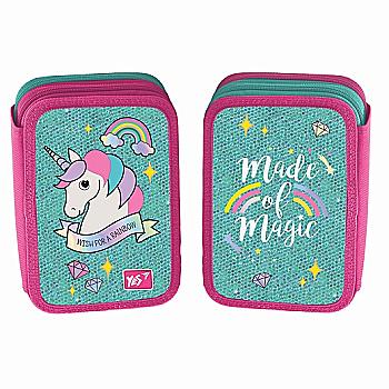 Пенал твердий YES HP-01 "Unicorn", подвійний, 533359
