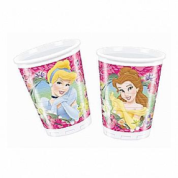 Склянка пласт Принцеси подорож, 200 мл 8 од, 3502-0012