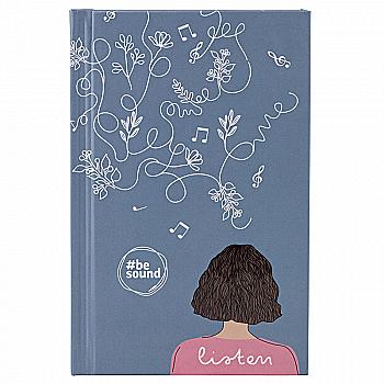 Книга записная А6 80 л. кл. твердая обложка BeSound-5, K19-199-5 Книга записная А6 80 л. кл. твердая обложка BeSound-5, K19-199-5