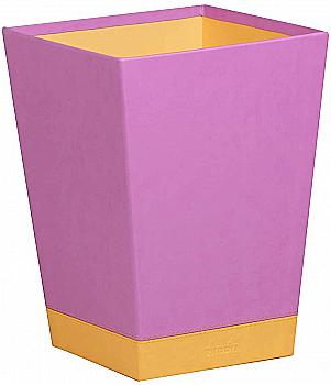 Outlet40 Корзина для мусора Rhodiarama 24*24*32 см, обработка искусственной кожей, сиреневая, 318921C/1025552