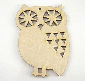 Заготівка дерев`яна Підвіс Сова 100*69, 702385