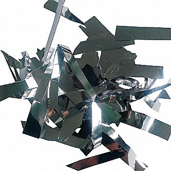 Конфетти мишура серебро 100 гр, 3501-0019