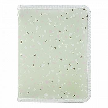 Папка об`ємна на блискавці, А5+, Shine, неом`ята, 1808-09-A