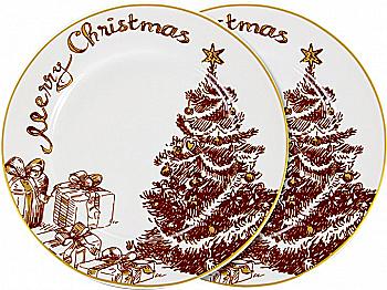 Набір з 2-х тарілок "Merry Christmas" 19 см, 924-745 Lefard Набір з 2-х тарілок "Merry Christmas" 19 см, 924-745 Lefard