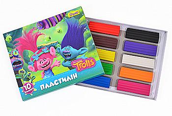 Пластилін 10 кол. "Trolls Dream", 540456 1 Вересня Пластилін 10 кол. "Trolls Dream", 540456 1 Вересня