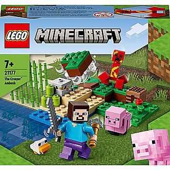 Конструктор Lego Minecraft "Засада Крипера", 21177  Конструктор Lego Minecraft "Засада Крипера", 21177