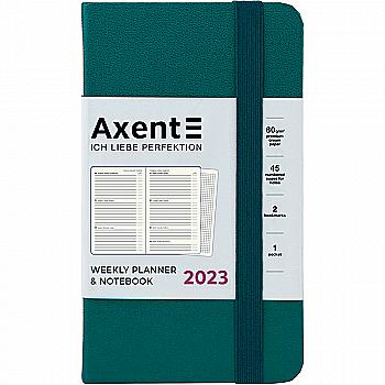 Щотижневик 2023, Pocket Strong, 90*150, малахітовий, 8508-23-31-A Щотижневик 2023, Pocket Strong, 90*150, малахітовий, 8508-23-31-A