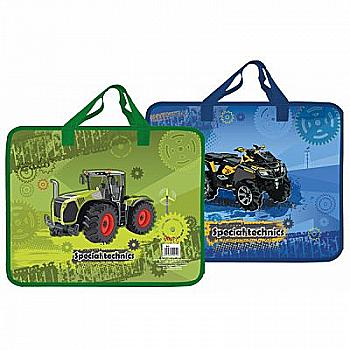 Тека пластикова з текстильними ручками Kidis, Technics, 7154 Тека пластикова з текстильними ручками Kidis, Technics, 7154