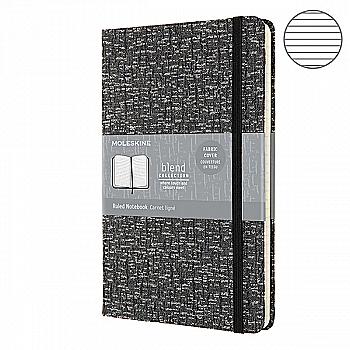 Блокнот Серый Канва средний линейка, Moleskine Blend 19, LCBD05QP060B Блокнот Серый Канва средний линейка, Moleskine Blend 19, LCBD05QP060B