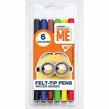Фломастери 6 кол. "Minions", 650347 Фломастери 6 кол. "Minions", 650347