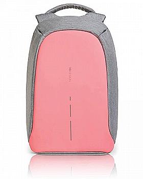 Рюкзак "Bobby Compact" розовый, против краж и порезов, светоотр.полоски, USB-порт, распр.веса, XD Design P705.534 Рюкзак "Bobby Compact" розовый, против краж и порезов, светоотр.полоски, USB-порт, распр.веса, XD Design P705.534