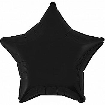Куля повітряна 18" Зірка чорна Ф, 3204-0013