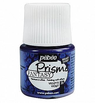 Краска лаковая для всех поверхностей 45 мл "Fantasy Prisme" фиолетовый, 166026 Pebeo Краска лаковая для всех поверхностей 45 мл "Fantasy Prisme" фиолетовый, 166026 Pebeo