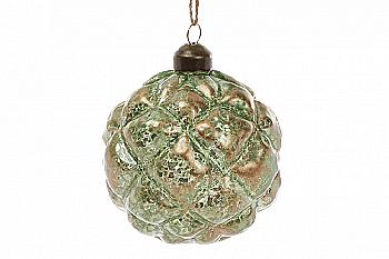 Куля ялинкова 8 см, золотистий лайм, 118-433 Куля ялинкова 8 см, золотистий лайм, 118-433